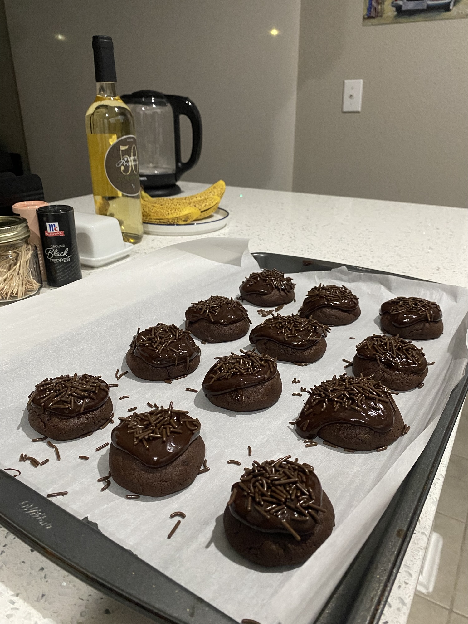 Cosmic Brownie Cookies